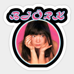 Bjork Dazzling Discography Sticker